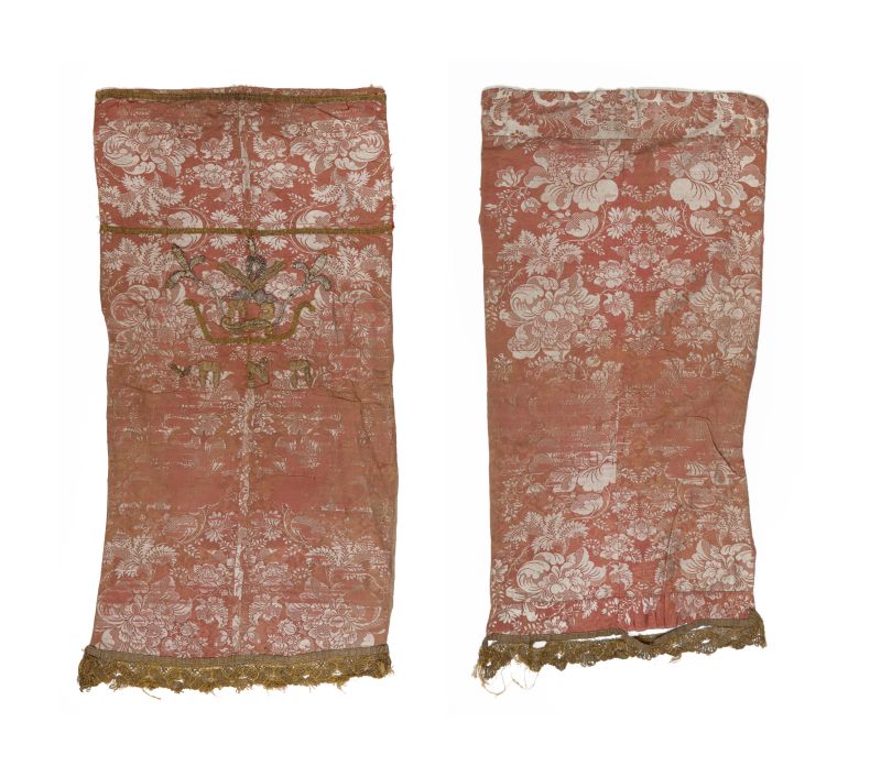 Pair of Torah mantles