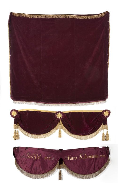Marriage canopy: upper piece and two side pieces