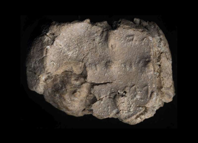 Seal impression, inscription illegible