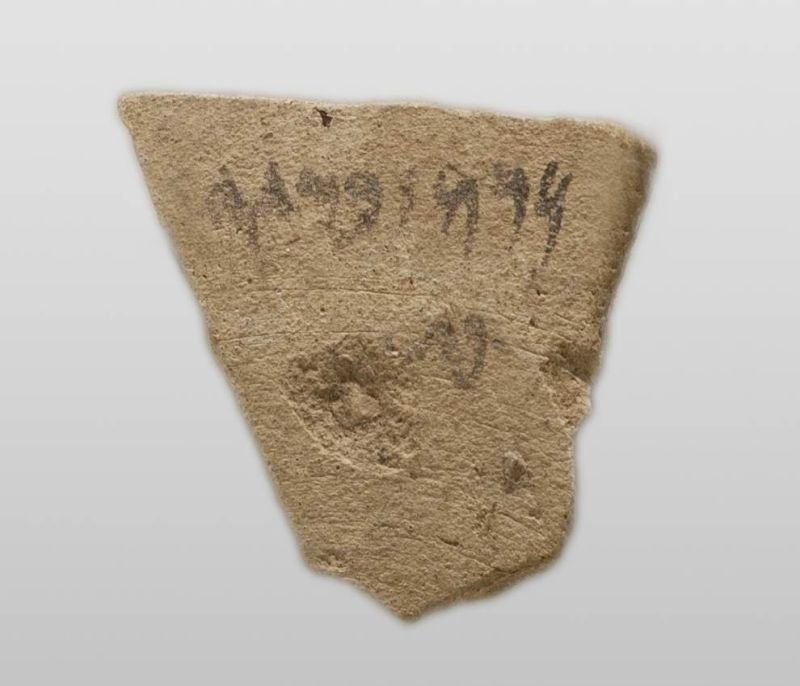 From the) vineyard of Zebadiah h(alf) a d(emi-storage jar),” Aramaic ...