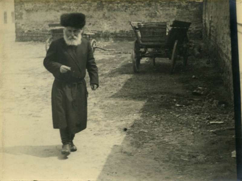Hasidic Jew in a Warsaw street