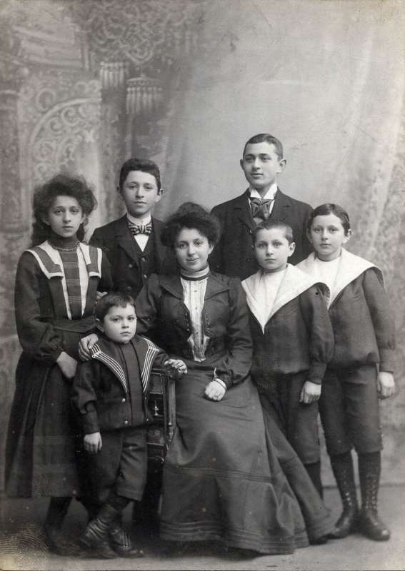 Children wearing sailor suits