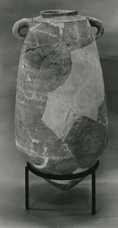 “Ben Matton. 25 royal (measures). Vintage wine of Gat Car[mel. (royal emblem)],” Phoenician inscription on a jar