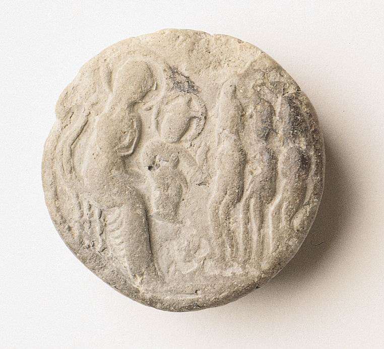 The Adoration of the Magi depicted on a <i>eulogia</i> token