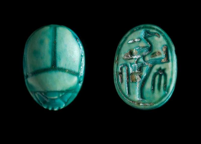 Royal-name scarab of Thutmose (I, II, or III)