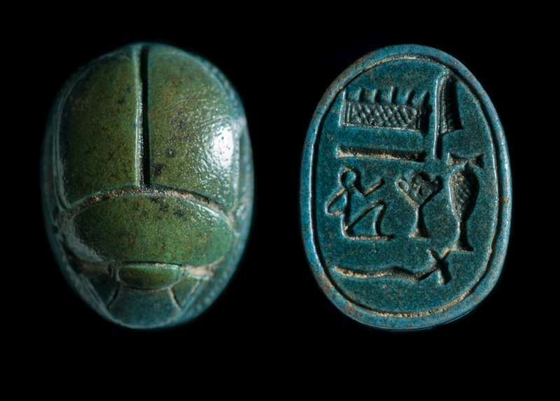 Scarab inscribed with a blessing invoking the god Amun-Re