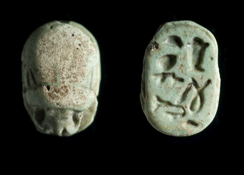 Scarab inscribed with the blessing formula 