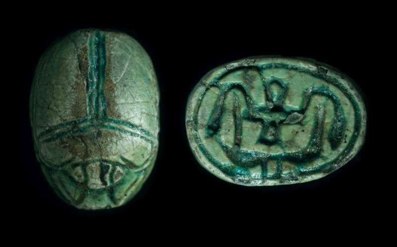 Scarab depicting the 