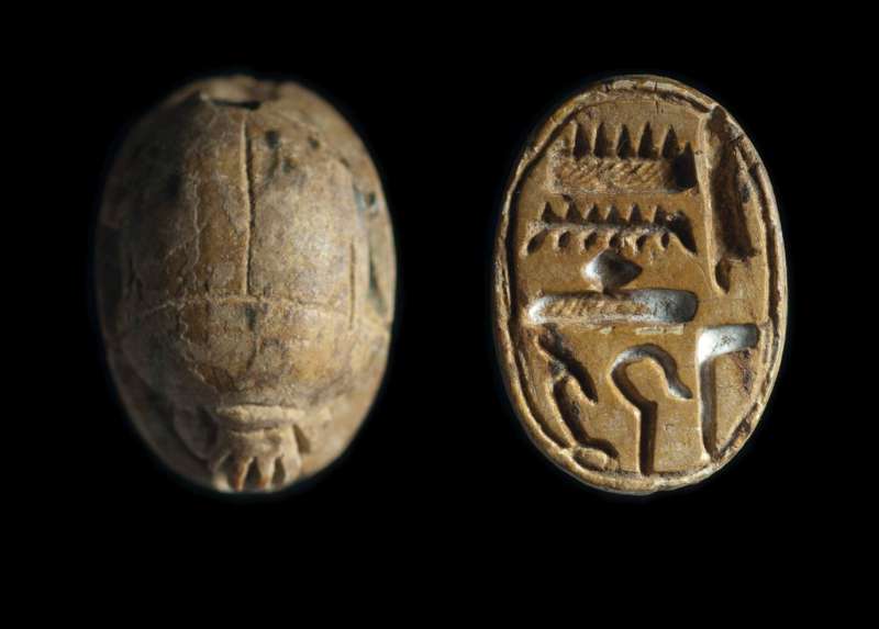 Royal-name scarab of Amenhotep III