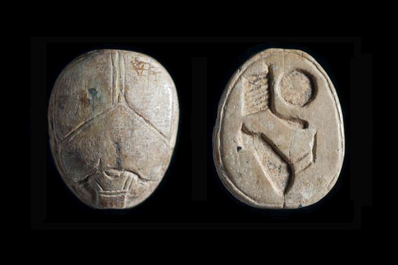Scarab inscribed with the blessing: 