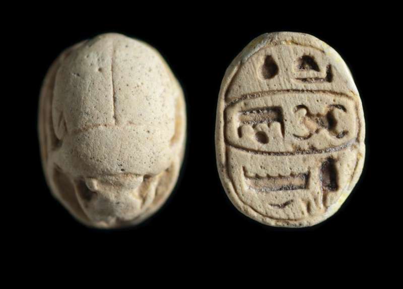 Royal-name scarab of Thutmose III | The Israel Museum, Jerusalem