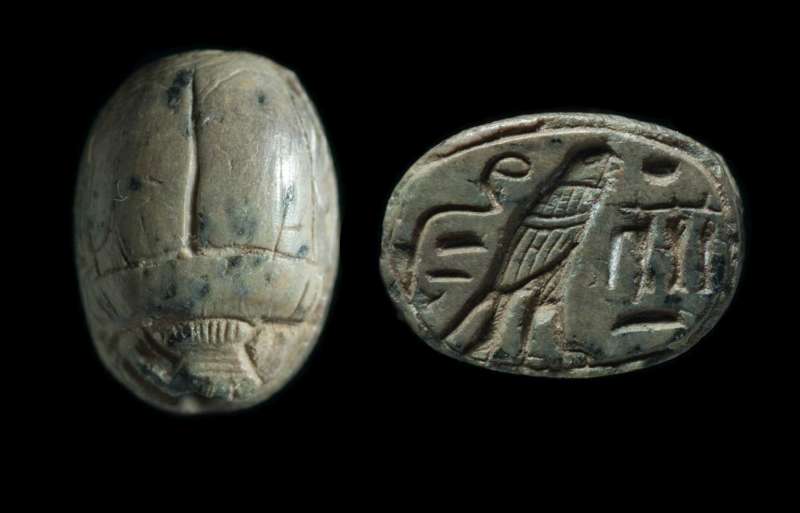 Scarab inscribed with a blessing