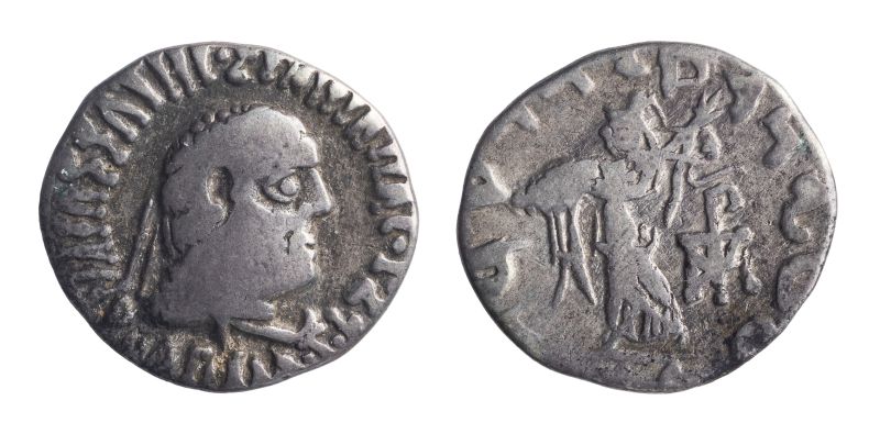 Indo-Greek Drachm of Apollodotos II | The Israel Museum, Jerusalem