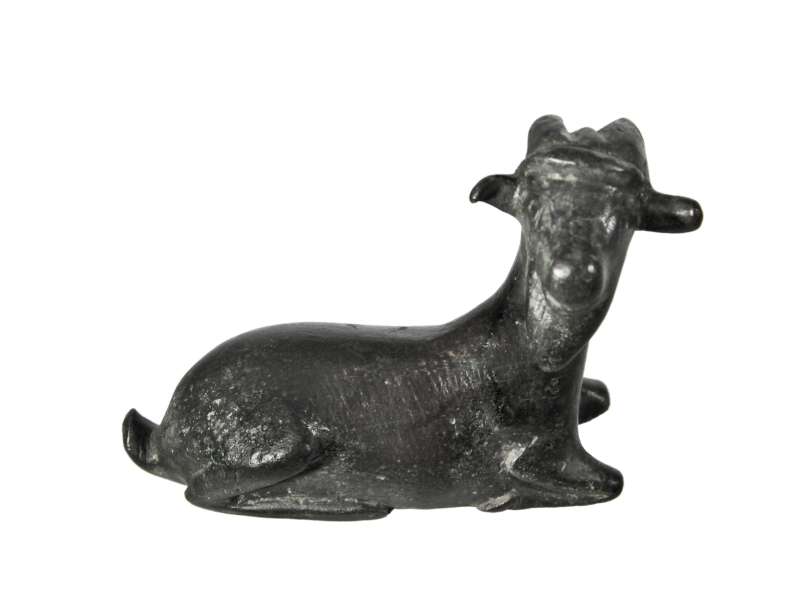 Figurine of a goat, decorative attachment for a large vessel