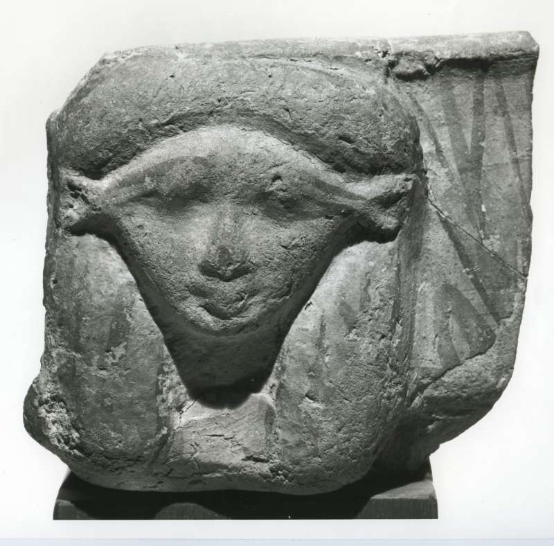 Fragment of a Vessel with the Head of Hathor