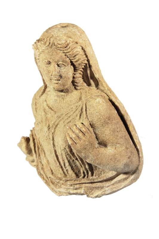 Bust of a draped goddess