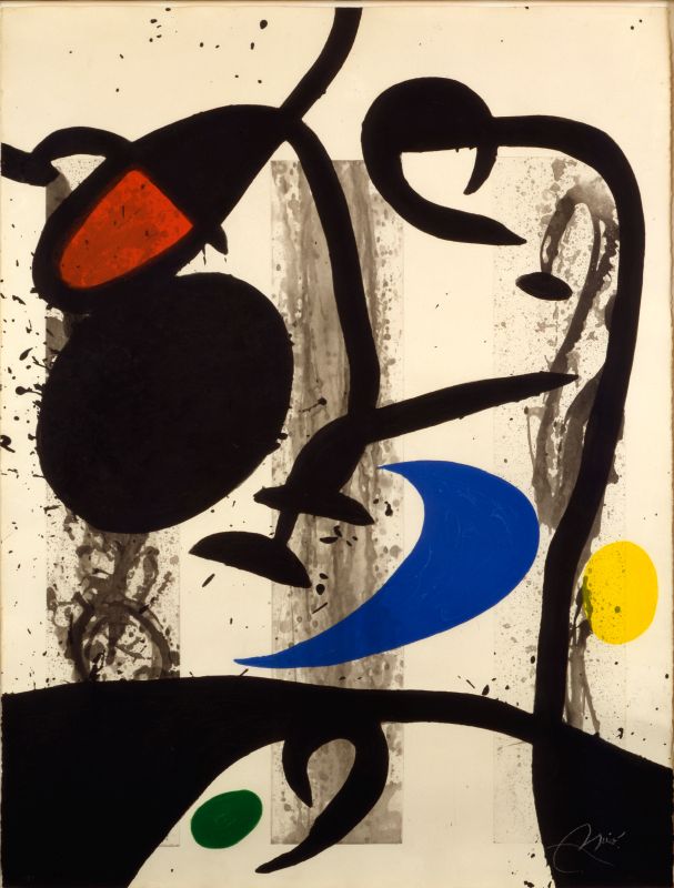Large Black Triptych (Grand Triptque Noir)