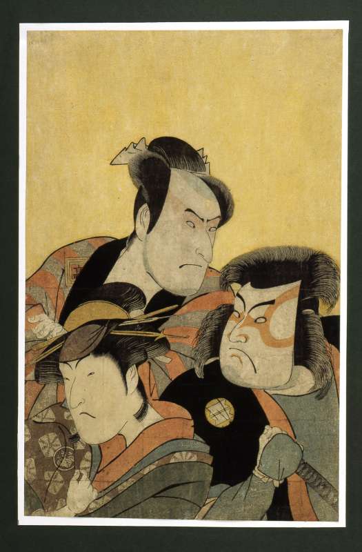Portrait of Three Kabuki Actors