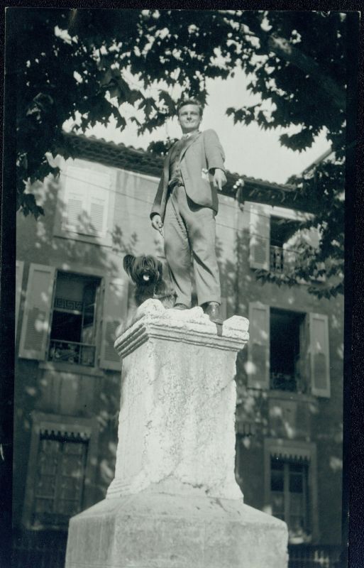 René Crevel with Dog