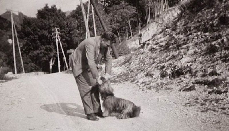 René Crevel with Dog