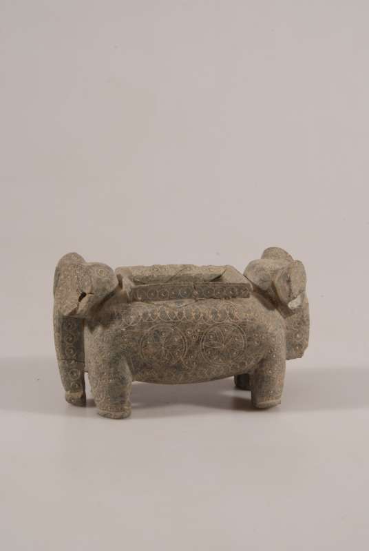 Elephant-shaped incense burner