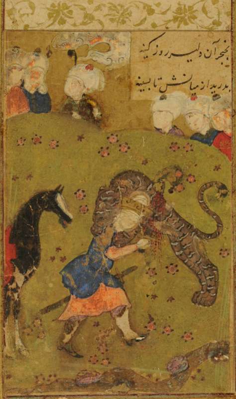 Mushtari fights a tiger
