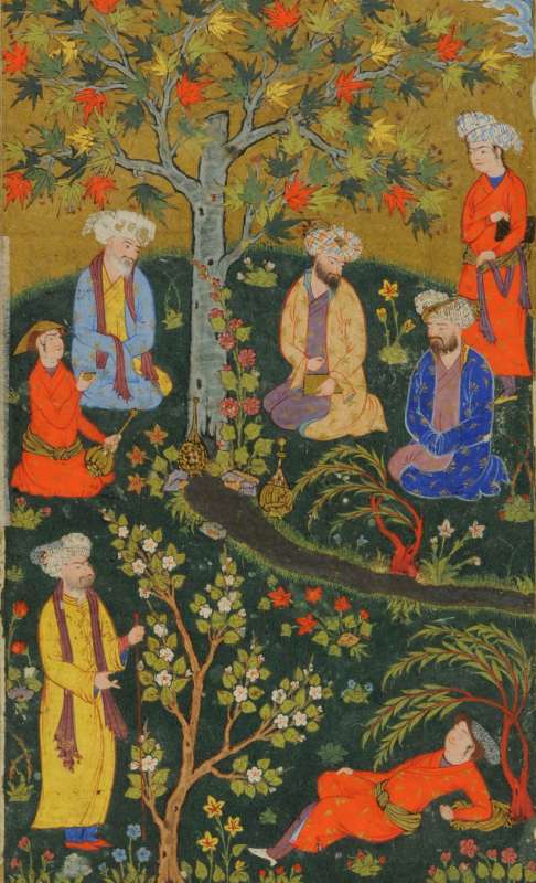 Firdawsi encounters the court poets