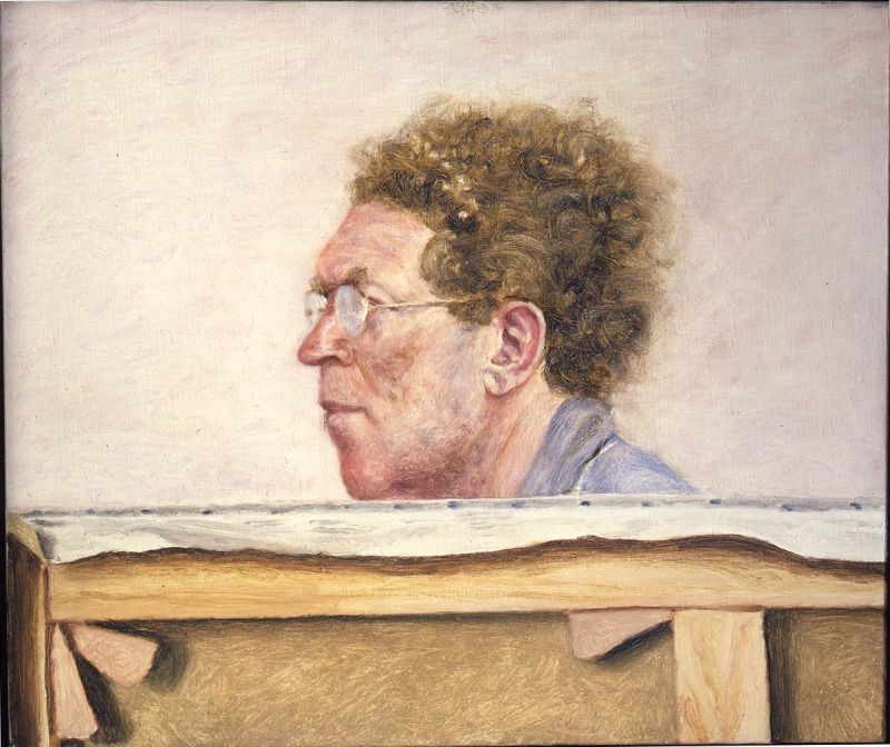 Canvas with Self Portrait