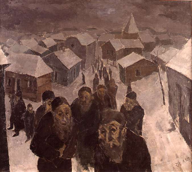 Jews Going to Selichot Prayers