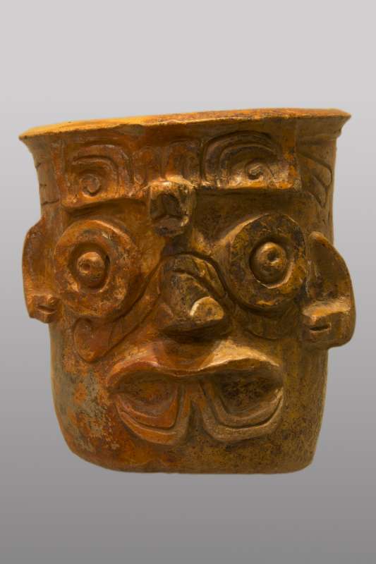 Effigy vessel of Tlaloc, god of rain and thunder