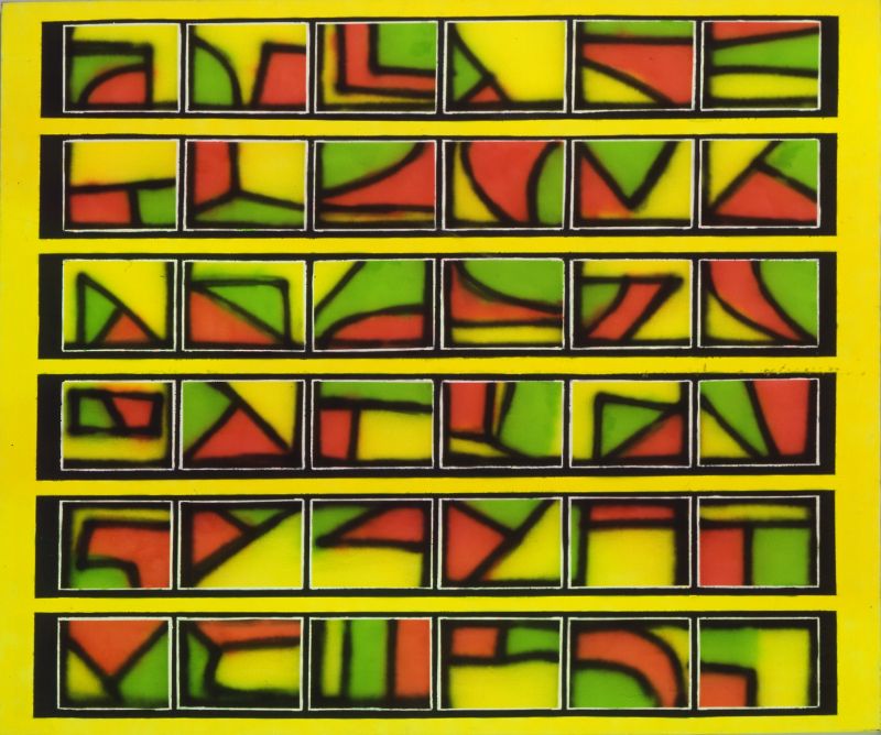 Yellow Abstract Contact