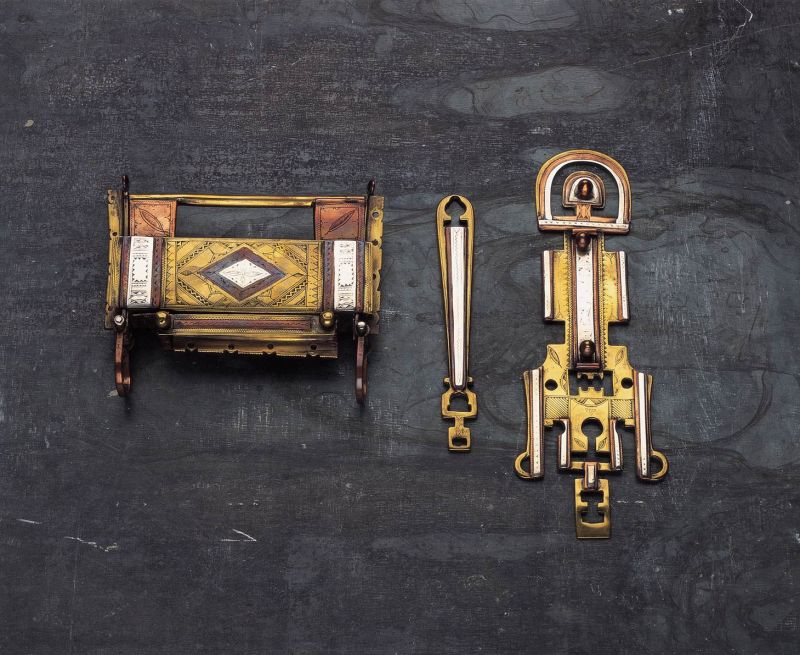 Lock and keys for camel saddlebag (Tanasi)