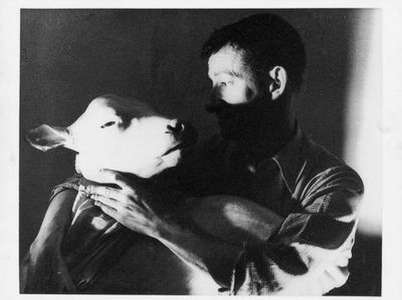 Self-Portrait with Calf's Head (Autoritratto con Testa di Vitello)
