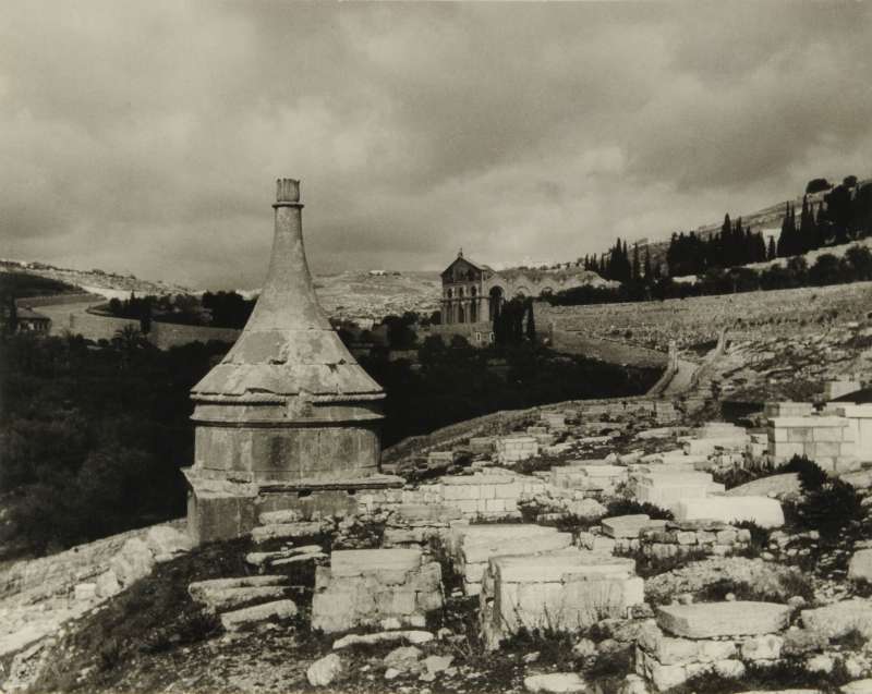 Ancient Jewish cemetery and Tomb of Absalom, Kidron Valley, Jerusalem