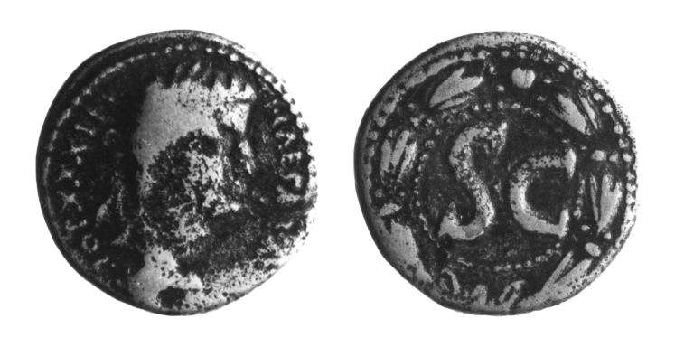 Roman Provincial coin of Tiberius