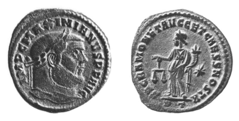 Roman Imperial coin of Maximianus