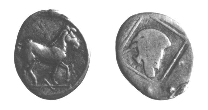 Greek coin of Perdiccas II