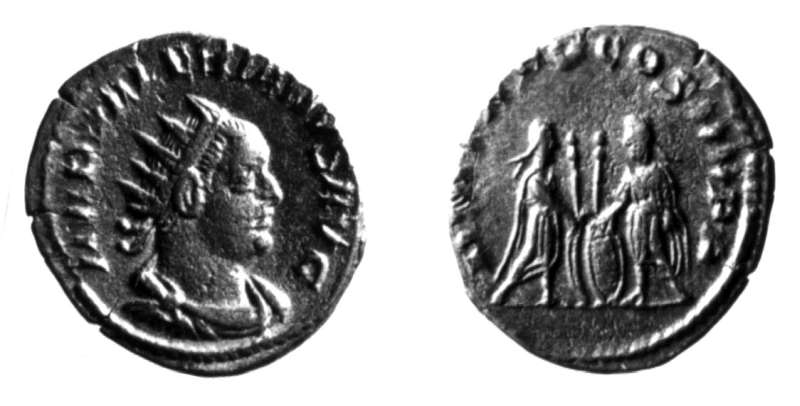 Roman Imperial coin of Valerian I