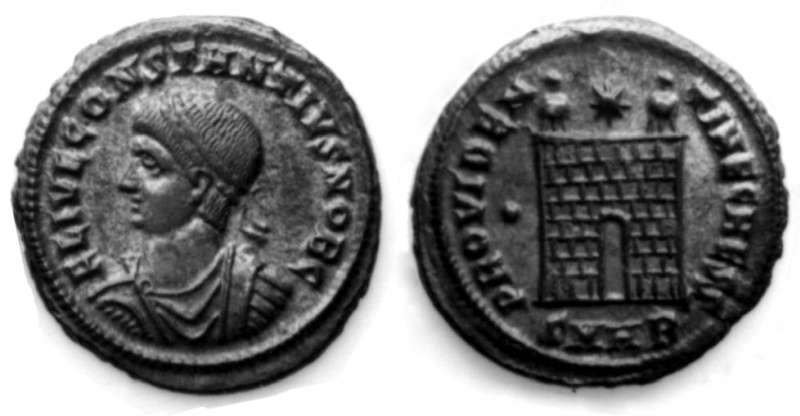 Late Roman coin of Constantius II