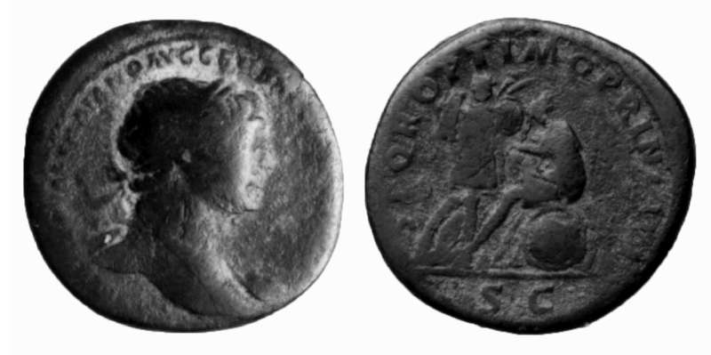 Roman Imperial coin of Trajan
