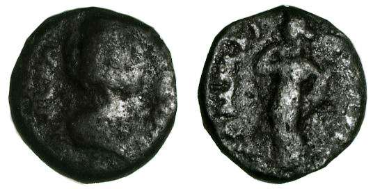 Roman Provincial coin of Julia Domna