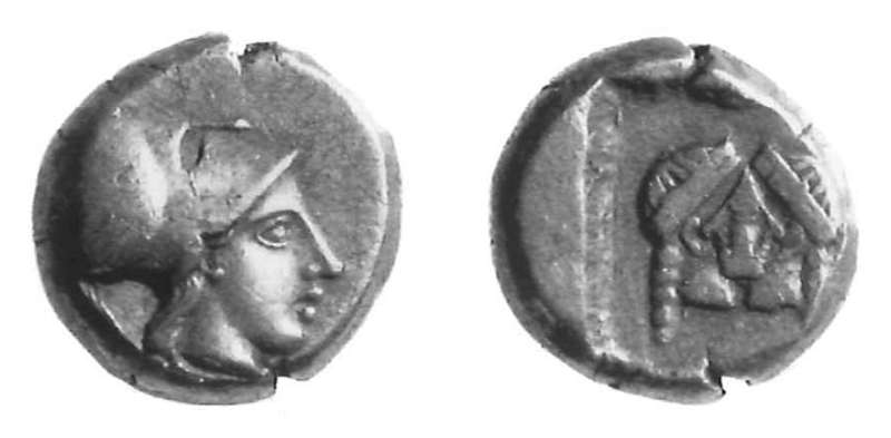 Greek coin from Mytilene