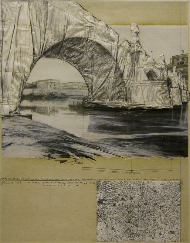 Ponte San Angelo Wrapped / Project for Rome