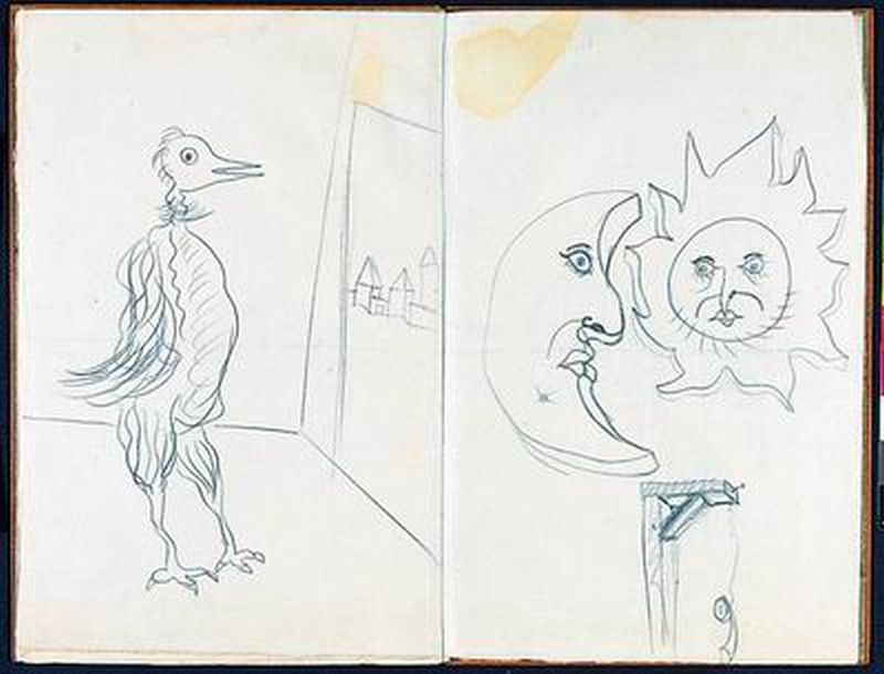 Sketches for decoration of the Lise Deharme Bar