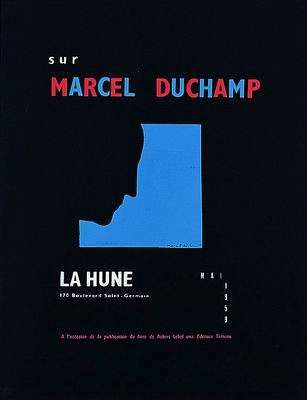 Poster after Self-Portrait in Profile, for a Duchamp exhibition at the Librairie La Hune, Paris, 1959