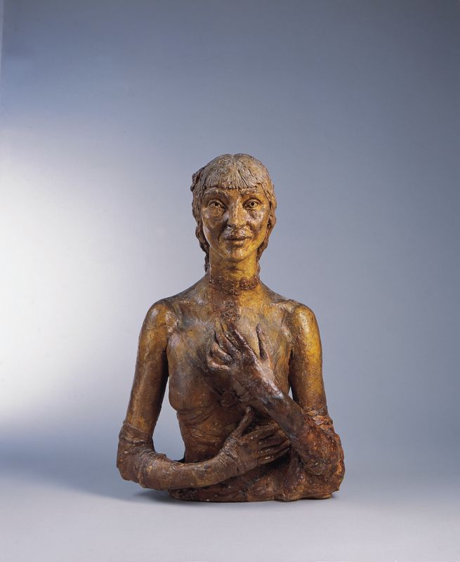Fifth Portrait of Kathleen (Half-Length with Hands)