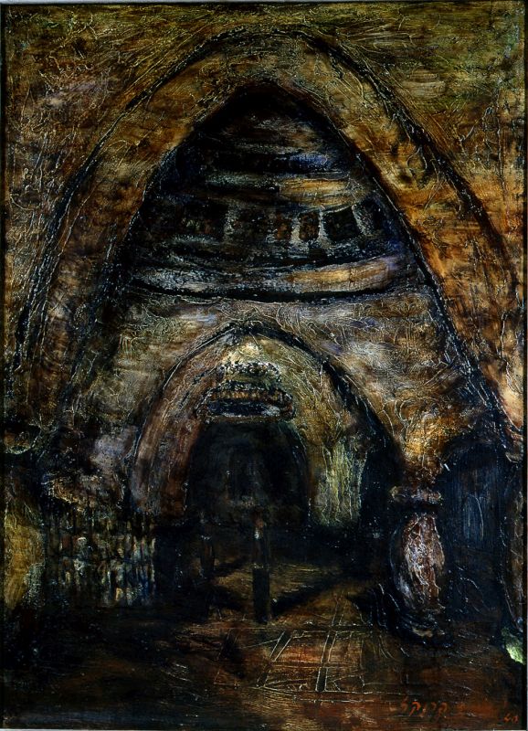 Interior of the Synagogue in Safed