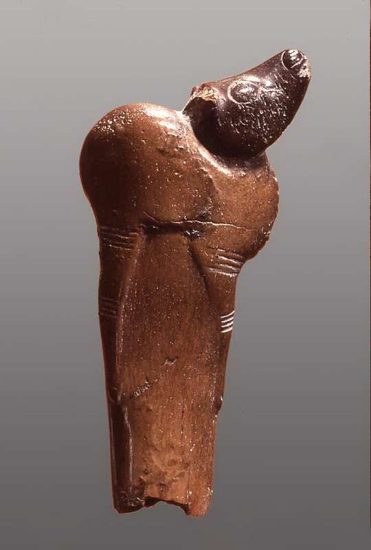 Handle with animal figure