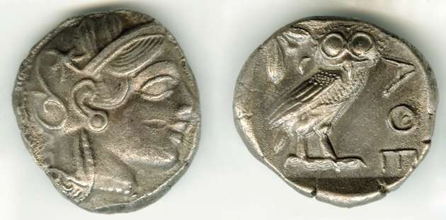 מטבע יווני אתונאי