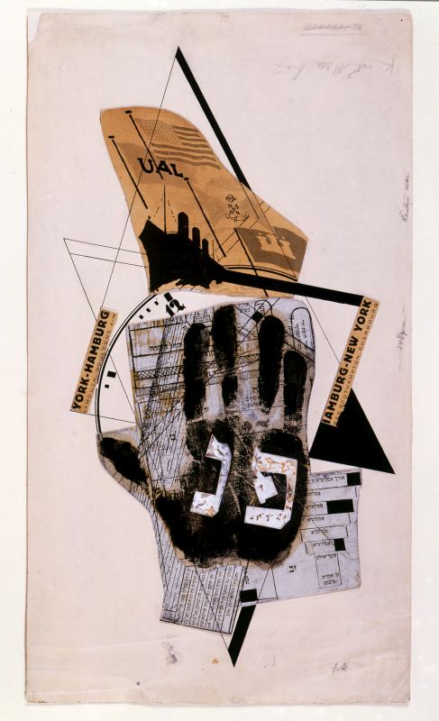 Drawing for illustration to “Shifs-karta (The boat ticket)” in Ilya Ehrenburg’s Six Tales with Easy Endings Moscow-Berlin: Helikon, 1922